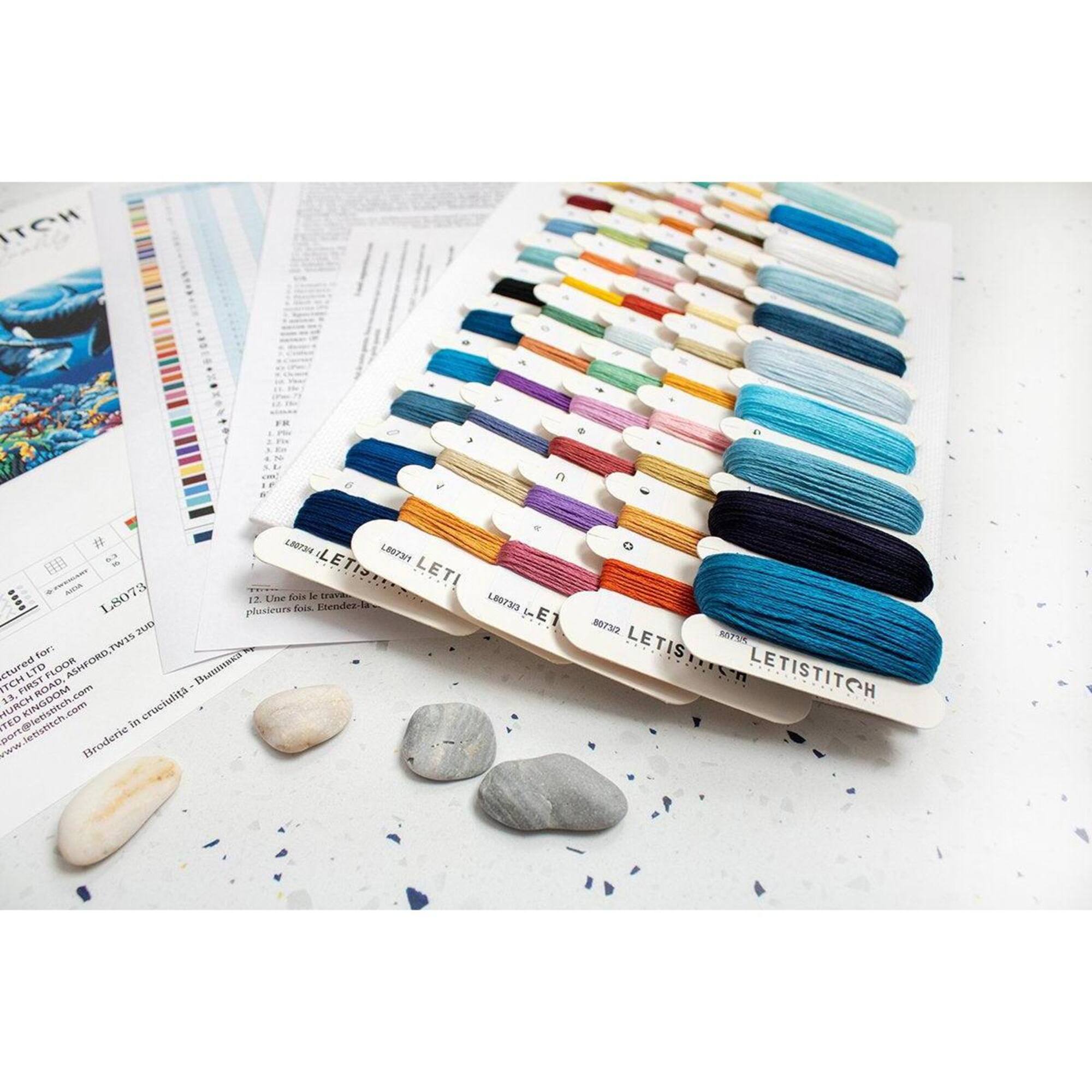 LetiStitch Underwater Ballet Counted Cross Stitch Kit